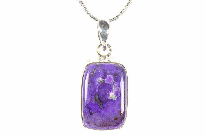 Polished Sugilite Pendant (Necklace) - Sterling Silver #278594
